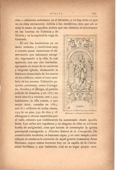 LAMINA V27088: Huelva. Terno por Arias Navarro en Iglesia de Galaboza