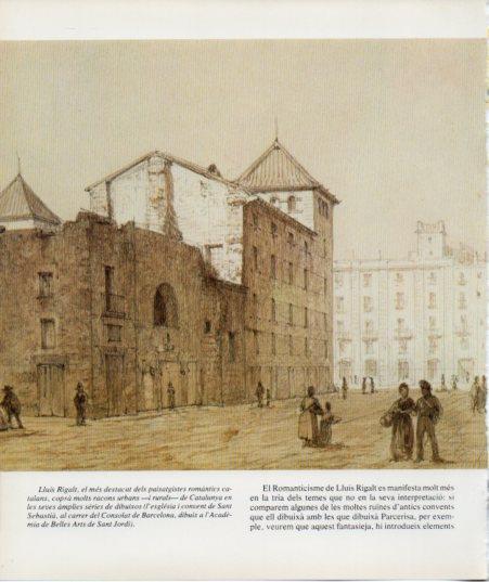 LAMINA V27108: Convent de Sant Sebastia per Lluis Rigault