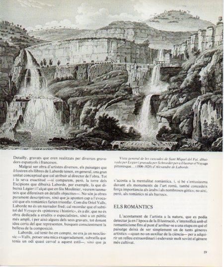 LAMINA V27101: Les cascades de Sant Miquel del Fai per Legier