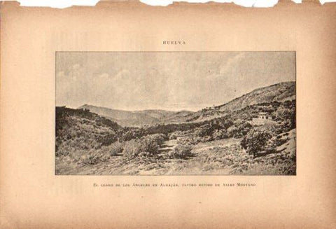 LAMINA V27091: Huelva. Cerro de los Angeles en Alhajar