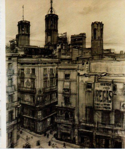 LAMINA V27159: Plaça de l'Angel per Dionis Baixeras