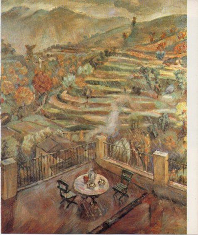 LAMINA V27226: La pluja per Rafael Benet detall