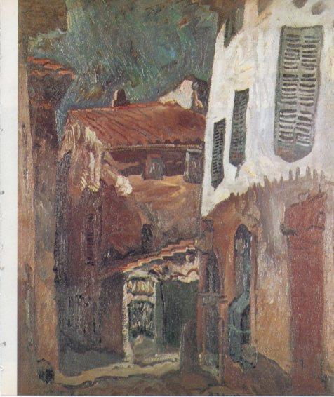 LAMINA V27233: Carrer d'un poble per Pere Daura