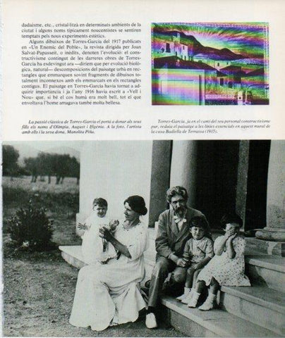 LAMINA V27215: Torres Garcia i familia