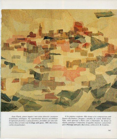 LAMINA V27255: Collage amb gases per Joan Fluvia