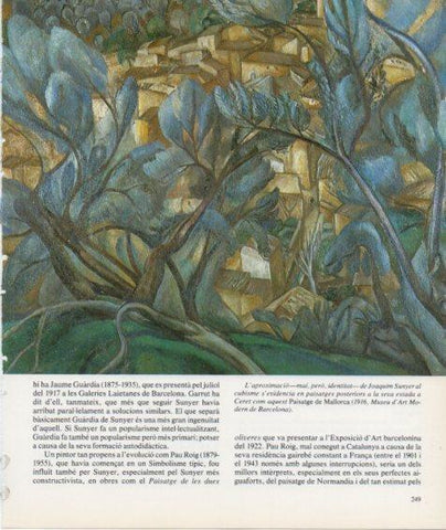 LAMINA V27211: Paisatge de Mallorca per Joaquim Sunyer