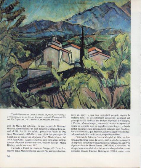 LAMINA V27206: Paisatge de Ceret per Andre Masson
