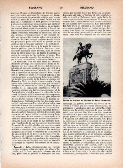 LAMINA V26919: Estatua de Belgrano en Santiago del Estero, Argentina