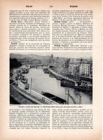 LAMINA V26939: Ria del Nervion en Bilbao