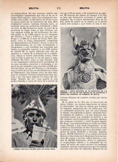 LAMINA V26959: Danzarin de La Diablada indigena de Bolivia