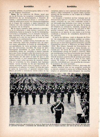 LAMINA V26887: Regimiento de Granaderos a Caballo General San Martin