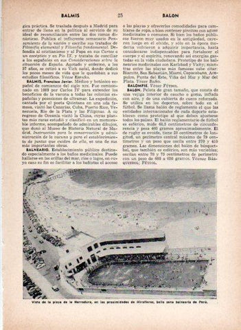 LAMINA V26880: Playa de la Herradura en Peru