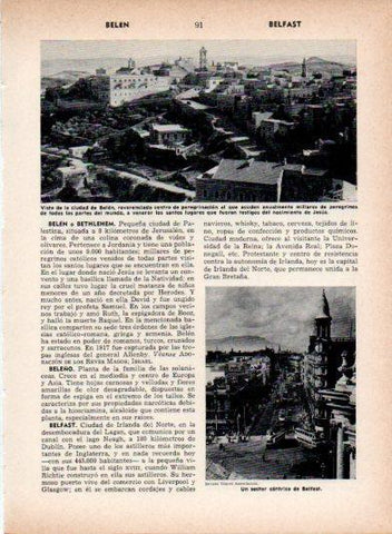 LAMINA V26914: Vista de Belen y de Belfast