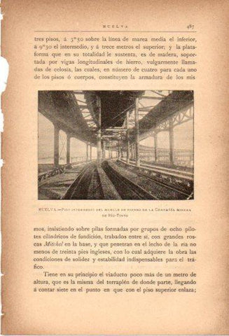LAMINA V27059: Huelva. Piso intermedio de hierro de las Minas de Rio Tinto