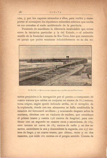 LAMINA V27058: Huelva. Muelle de hierro de las Minas de Rio Tinto