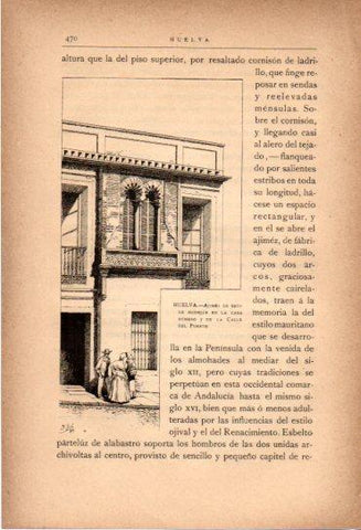 LAMINA V27052: Huelva. Calle del Puerto numero 7