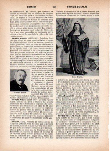 LAMINA V26995: Santa Brigida y Aristides Briand
