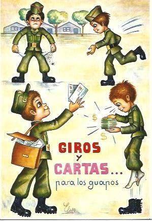 POSTAL A1518: Giros y cartas