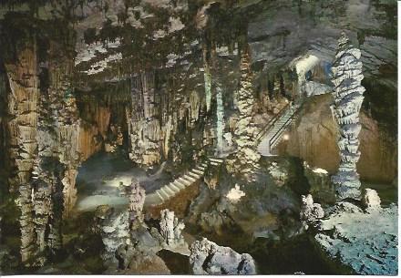 POSTAL A1512: Cueva de Arta en Mallorca