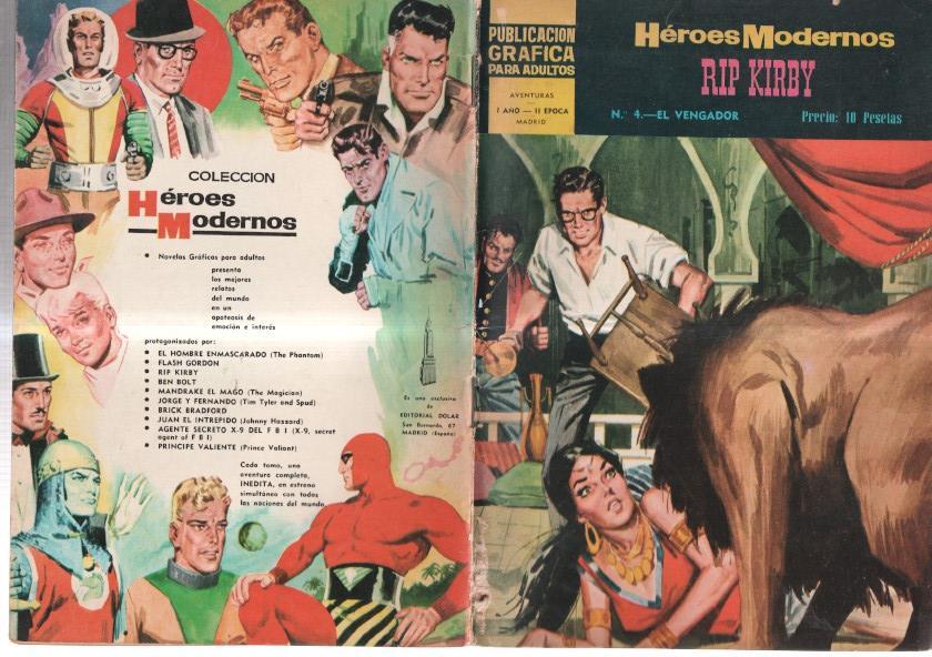 Heroes Modernos de Dolar , segunda epoc anumero 04: Rip Kirby: el vengador