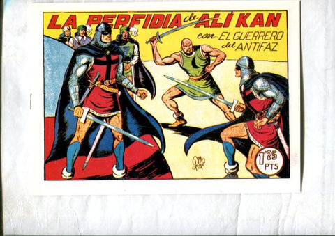Facsimil: El Guerrero del Antifaz numero 127: La perfidia de Ali Kan