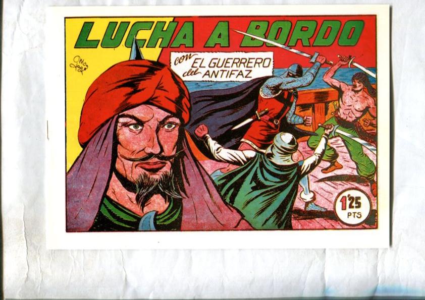 Facsimil: El Guerrero del Antifaz numero 143: Lucha a bordo
