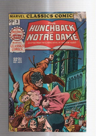 Marvel Classics Comics : The Hunchback of Notre Dame (numerado 2 en trasera)