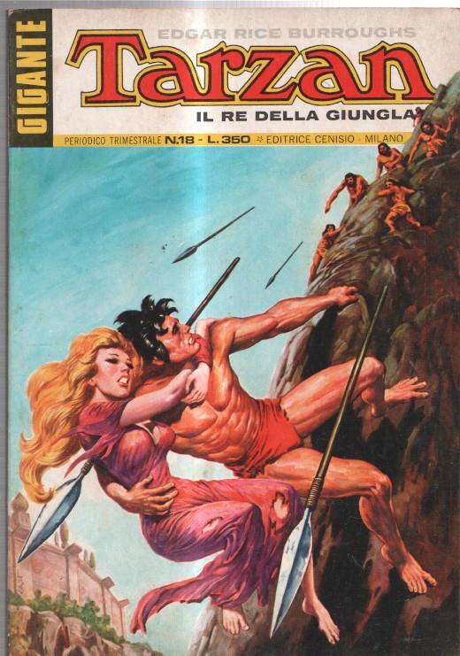 Gigante Tarzan il re della giungla numero 18 (numerado 2 en trasera)