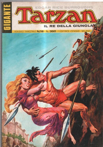Gigante Tarzan il re della giungla numero 18 (numerado 2 en trasera)
