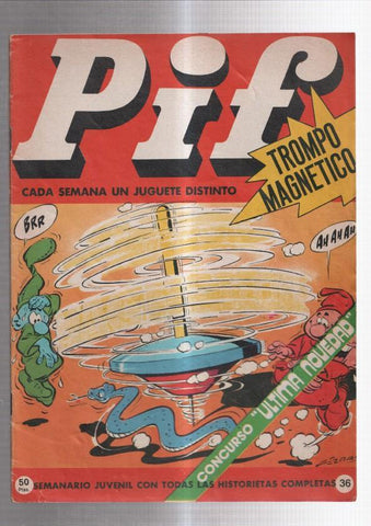 Pif semanario juvenil numero 36: Doc Just: aventura sin titulo