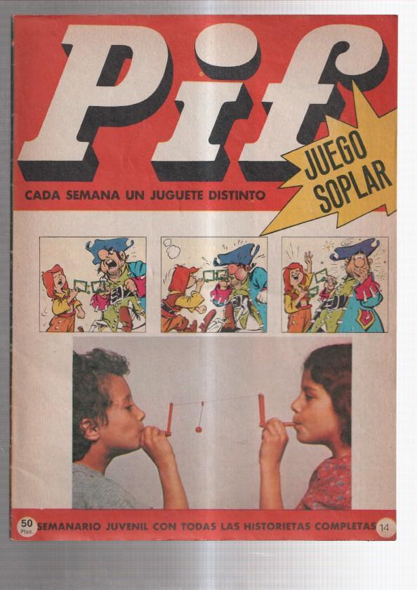 Pif semanario juvenil numero 14 Lobo Negro: aventura sin titulo