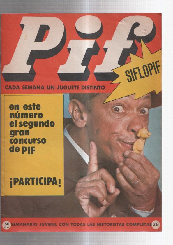 semanario juvenil Pif numero 28: Rahan: Los niños del rio