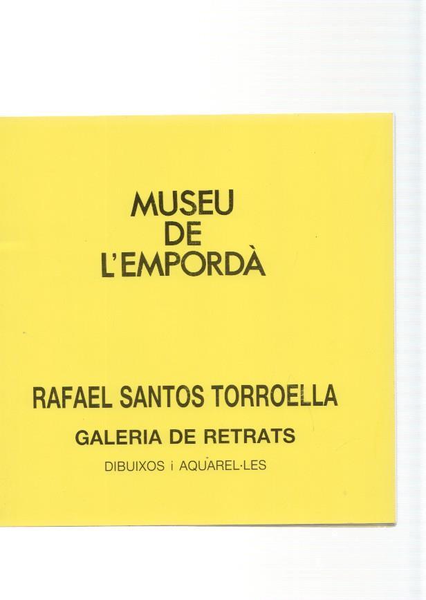 Museu de l Emporda num.79: Rafael Santos Torroella. Galeria de retrats, dibuixox