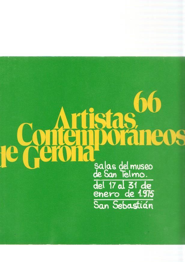 Salas del Museo San Telmo: 66 artistas contemporaneos de Gerona: Josep 