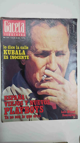 Revista Gaceta Ilustrada: num 1134, 2 julio de 1978 - Viejos y nuevos playboys