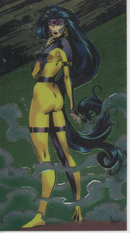 Cromo E004337: Trading Card.WildC.A.T.S Covert.Action.Teams nº 4. Voodoo