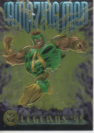 Cromo E004679: Trading Card. DC Power Chrome. Legends'95, nº 68 Amazing Man