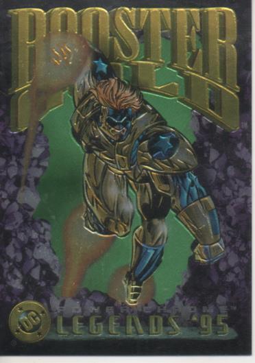 Cromo E004677: Trading Card. DC Power Chrome. Legends'95, nº 66 Booster Gold