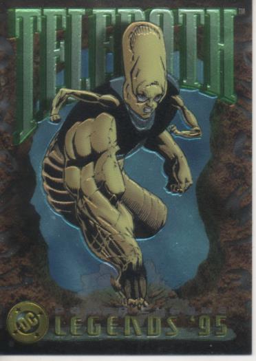 Cromo E004673: Trading Card. DC Power Chrome. Legends'95, nº 62 Telepath