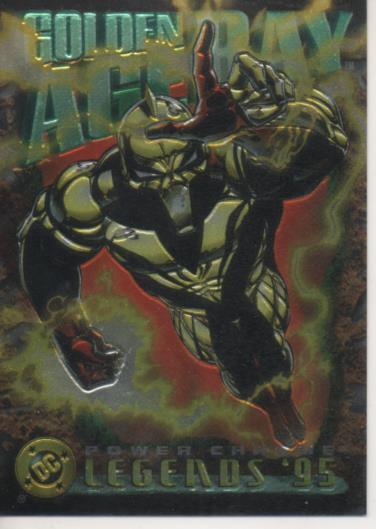 Cromo E004668: Trading Card. DC Power Chrome. Legends'95, nº 56 Golden Age Ray