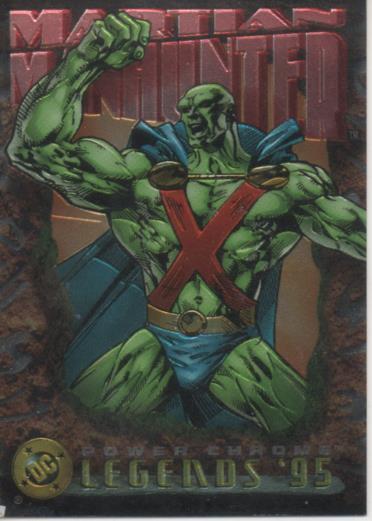 Cromo E004663: Trading Card. CD Power Chrome. Legends'95, nº 51 Martian Manhunter