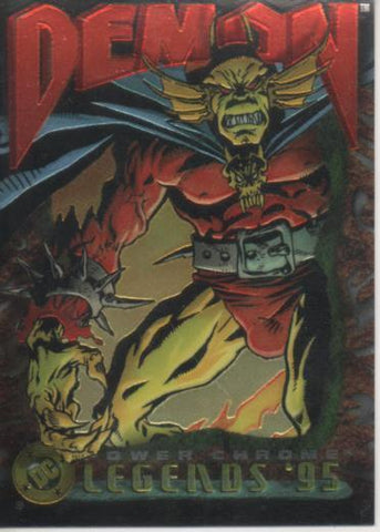 Cromo E004659: Trading Card. DC Power Chrome. Legends'95, nº 46 The Demon