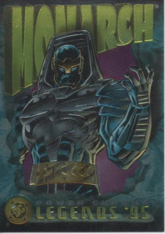 Cromo E004712: Trading Card. DC Power Chrome. Legends'95, nº 104 Monarch