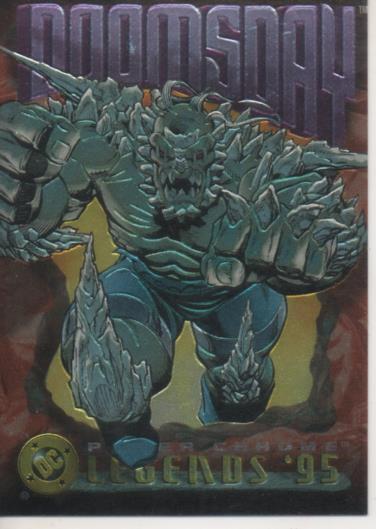 Cromo E004692: Trading Card. DC Power Chrome. Legends'95, nº 82 Doomsday