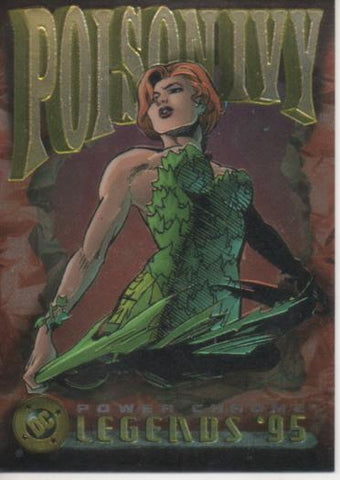 Cromo E004699: Trading Card. DC Power Chrome. Legends'95, nº 90 Poison Ivy