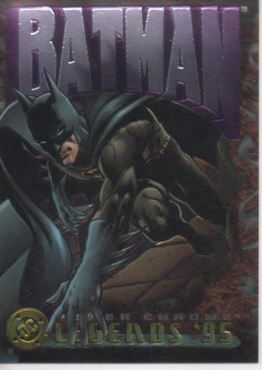 Cromo E004652: Trading Card. DC Power Chrome. Legends'95, nº 37 Batman