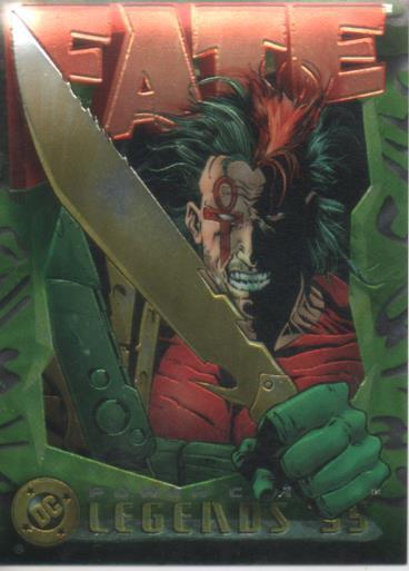 Cromo E004651: Trading Card. DC Power Chrome. Legends'95, nº 36 Fate