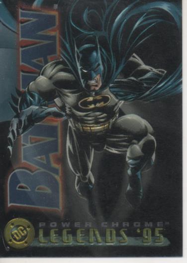 Cromo E004621: Trading Card. DC Power Chrome. Legends'95, nº 4 Batman