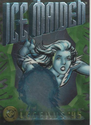 Cromo E004632: Trading Card. DC Power Chrome. Legends'95, nº 16 Ice Maiden