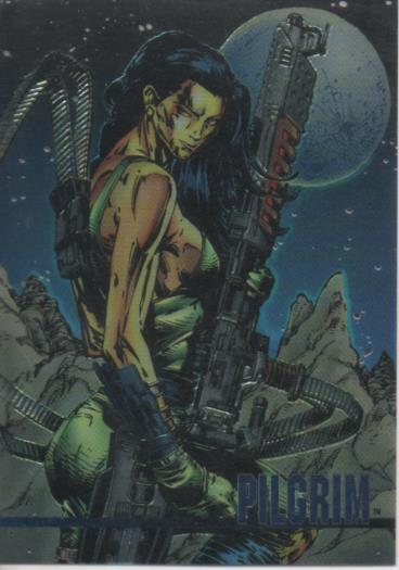 Cromo E004801: Trading Card. Wildstorm Set 1, nº 44 Pilgrim